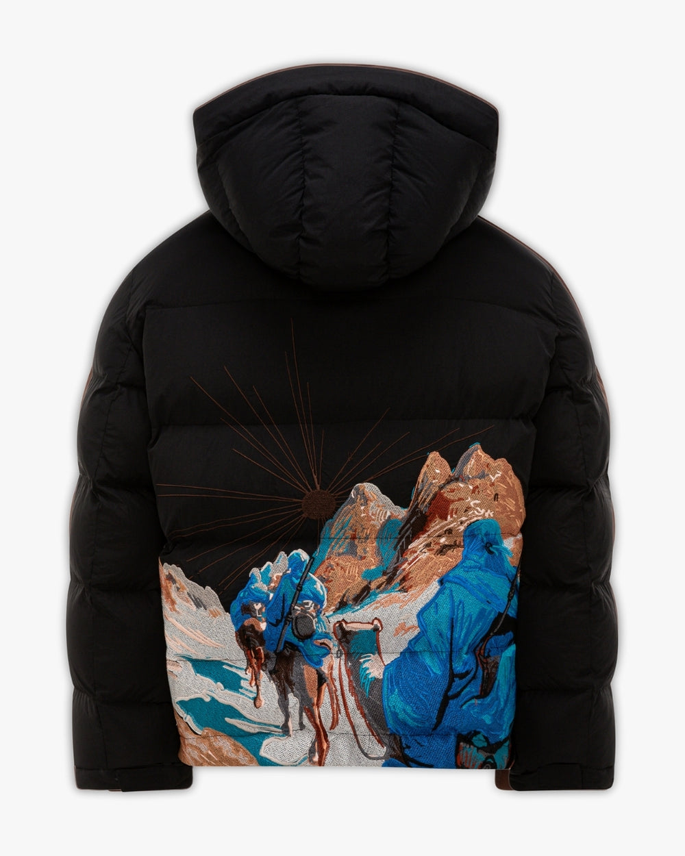 Kurtka puchowa Rihla czarna