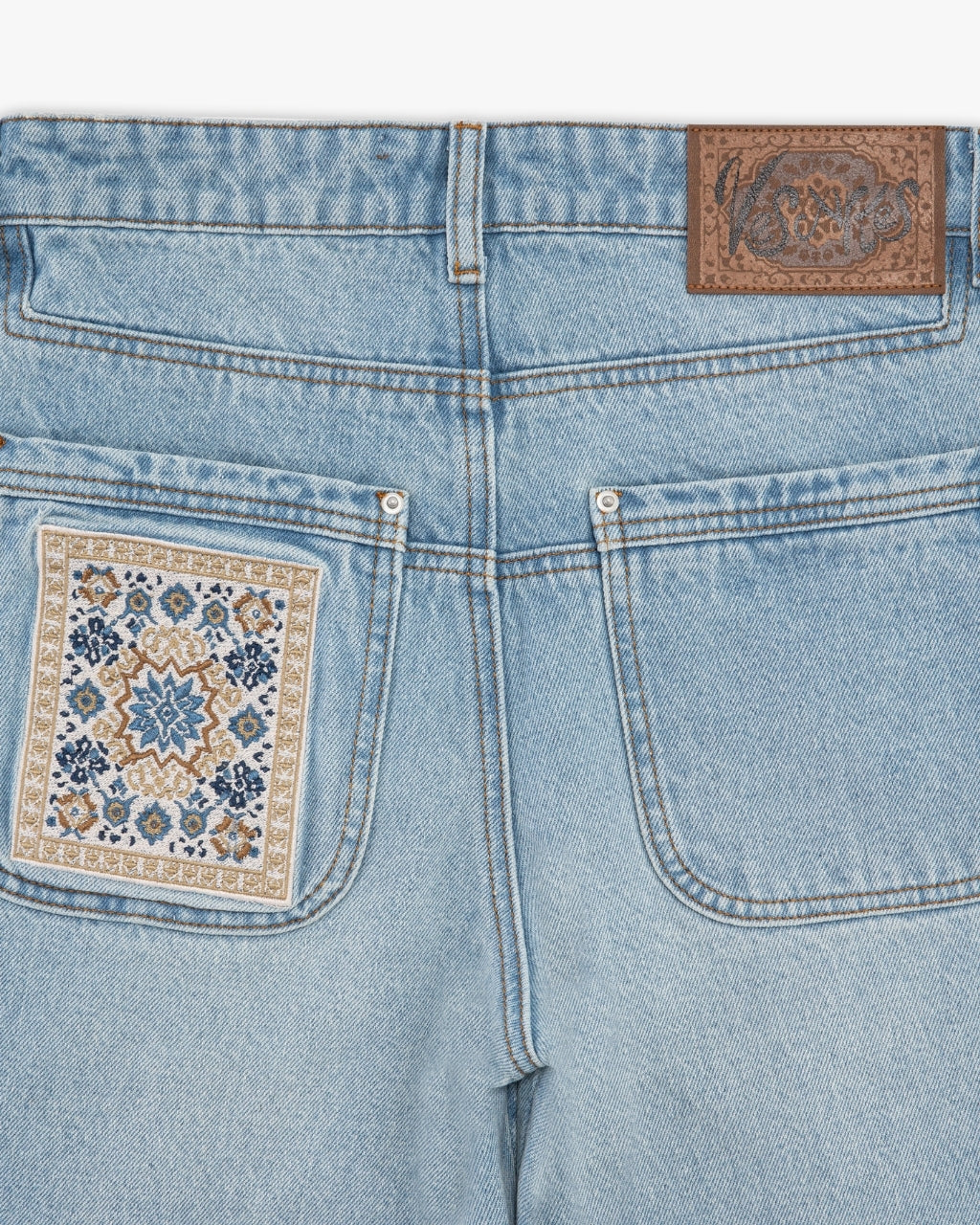Dywanik patchworkowy Denim