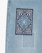 Dywanik patchworkowy Denim